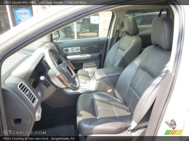 Light Sage Metallic / Charcoal Black 2007 Lincoln MKX AWD