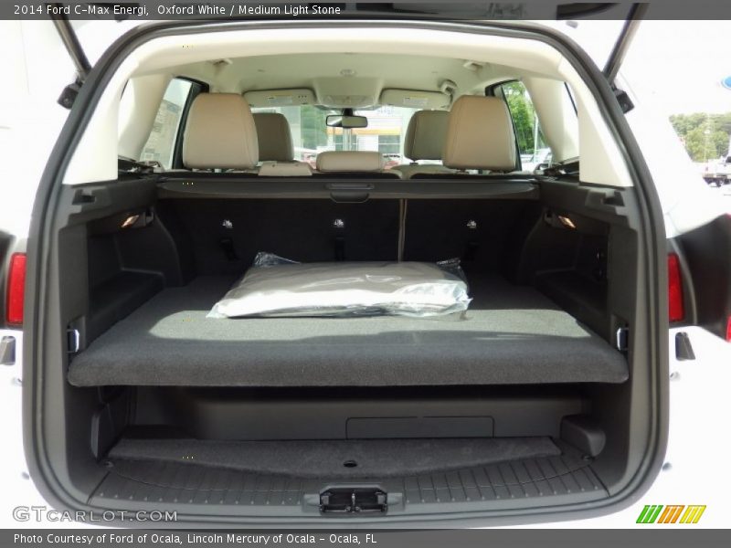 Oxford White / Medium Light Stone 2014 Ford C-Max Energi