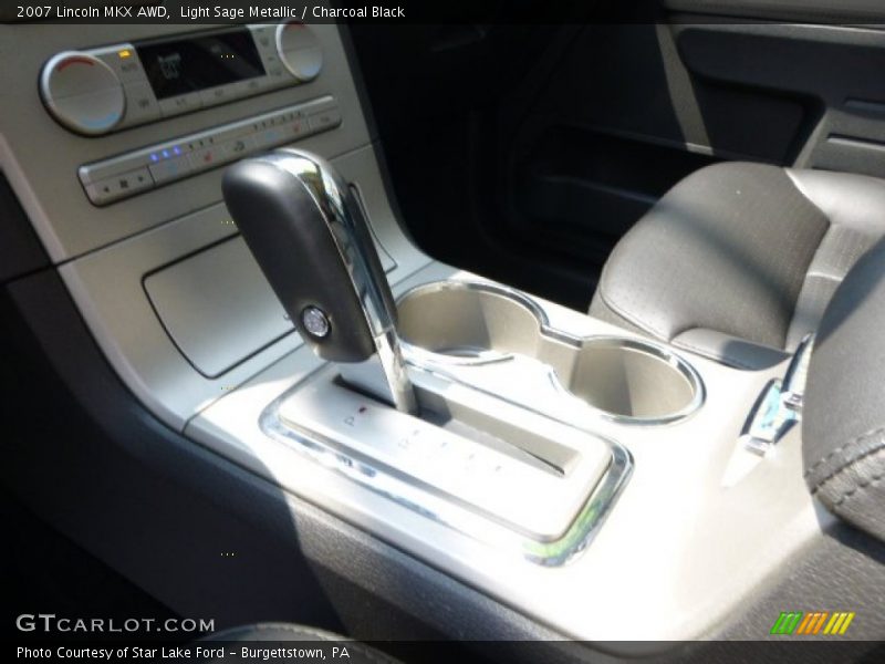 Light Sage Metallic / Charcoal Black 2007 Lincoln MKX AWD