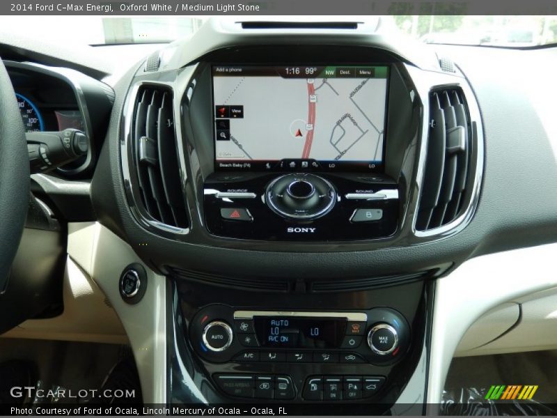 Oxford White / Medium Light Stone 2014 Ford C-Max Energi