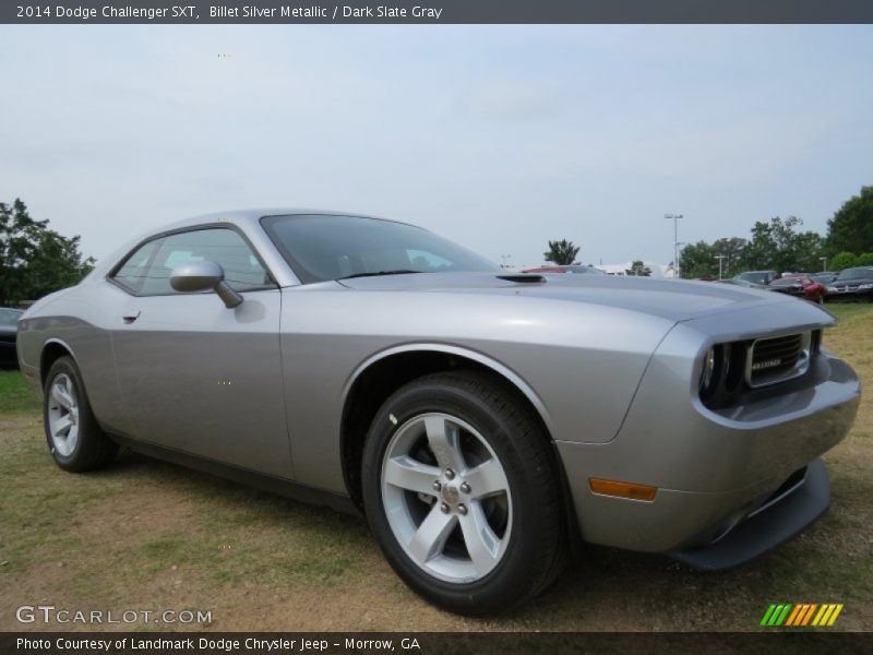 Billet Silver Metallic / Dark Slate Gray 2014 Dodge Challenger SXT