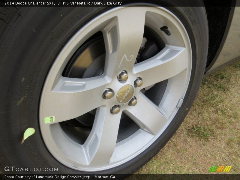 Billet Silver Metallic / Dark Slate Gray 2014 Dodge Challenger SXT