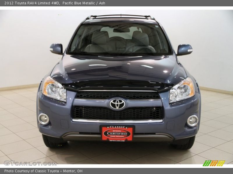 Pacific Blue Metallic / Ash 2012 Toyota RAV4 Limited 4WD
