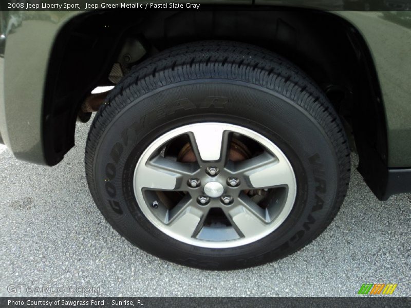 Jeep Green Metallic / Pastel Slate Gray 2008 Jeep Liberty Sport