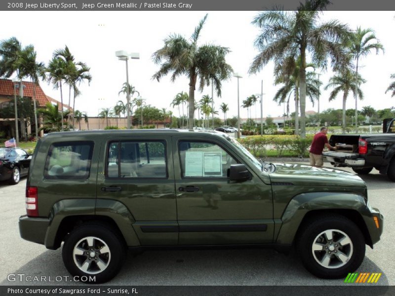 Jeep Green Metallic / Pastel Slate Gray 2008 Jeep Liberty Sport