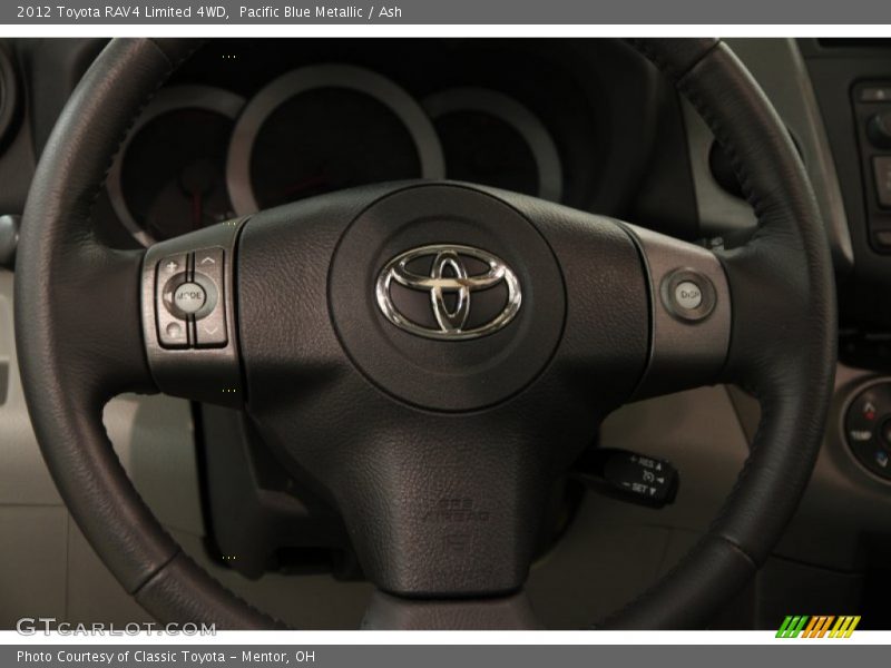 Pacific Blue Metallic / Ash 2012 Toyota RAV4 Limited 4WD