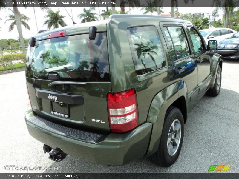 Jeep Green Metallic / Pastel Slate Gray 2008 Jeep Liberty Sport