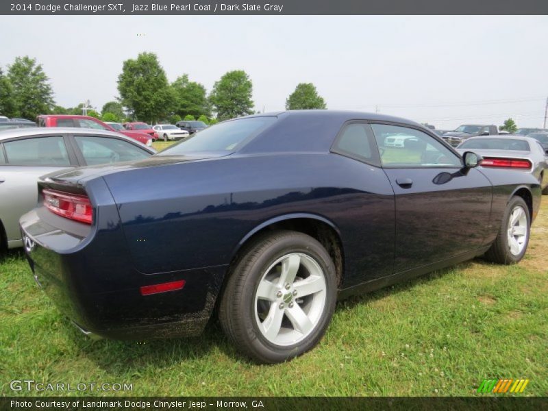 Jazz Blue Pearl Coat / Dark Slate Gray 2014 Dodge Challenger SXT