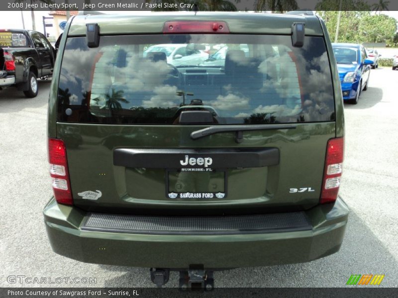 Jeep Green Metallic / Pastel Slate Gray 2008 Jeep Liberty Sport