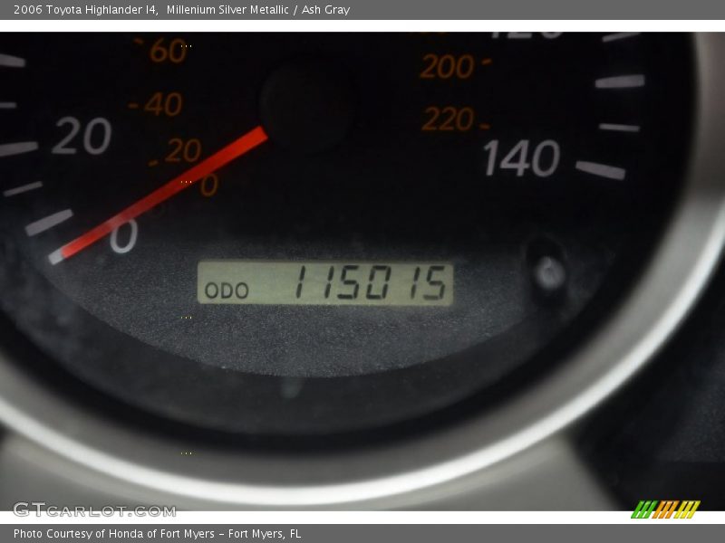 Millenium Silver Metallic / Ash Gray 2006 Toyota Highlander I4
