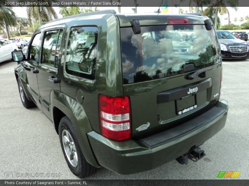 Jeep Green Metallic / Pastel Slate Gray 2008 Jeep Liberty Sport