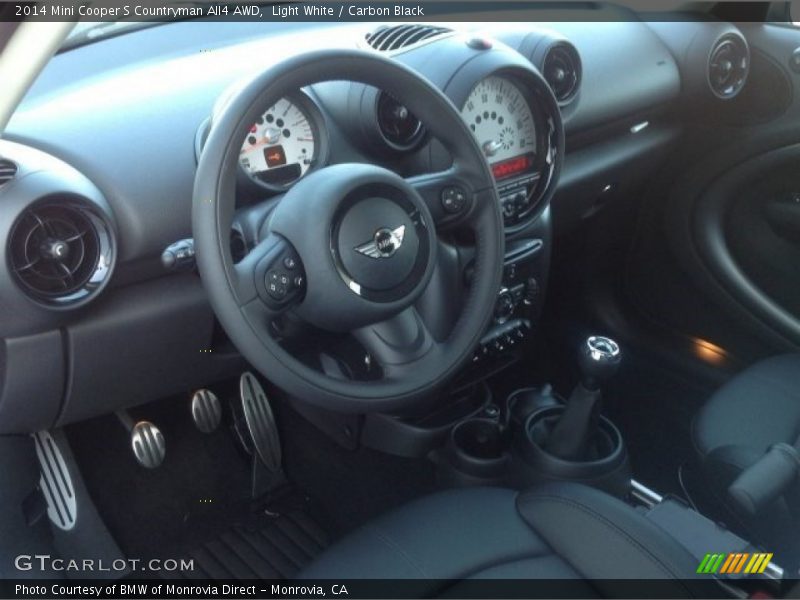 Light White / Carbon Black 2014 Mini Cooper S Countryman All4 AWD