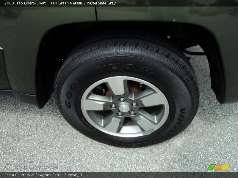 Jeep Green Metallic / Pastel Slate Gray 2008 Jeep Liberty Sport