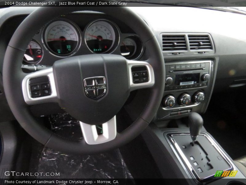 Jazz Blue Pearl Coat / Dark Slate Gray 2014 Dodge Challenger SXT