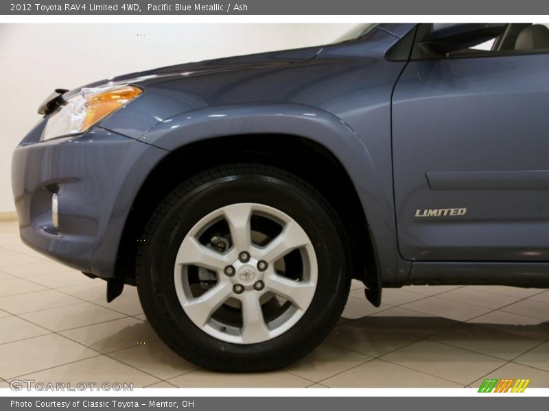 Pacific Blue Metallic / Ash 2012 Toyota RAV4 Limited 4WD
