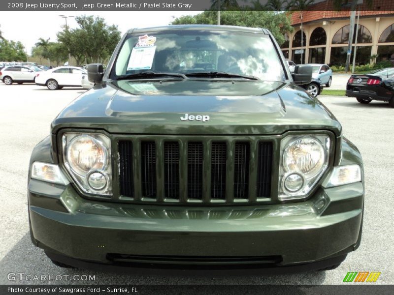 Jeep Green Metallic / Pastel Slate Gray 2008 Jeep Liberty Sport