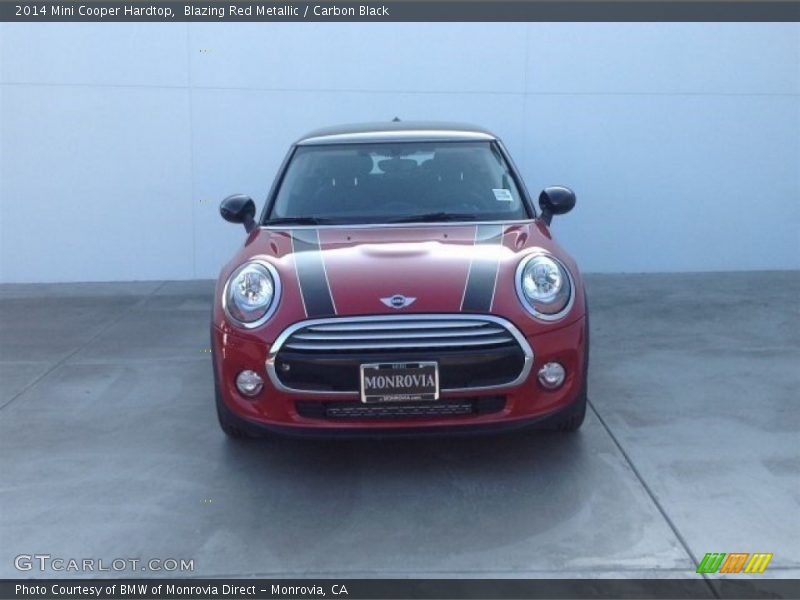 Blazing Red Metallic / Carbon Black 2014 Mini Cooper Hardtop