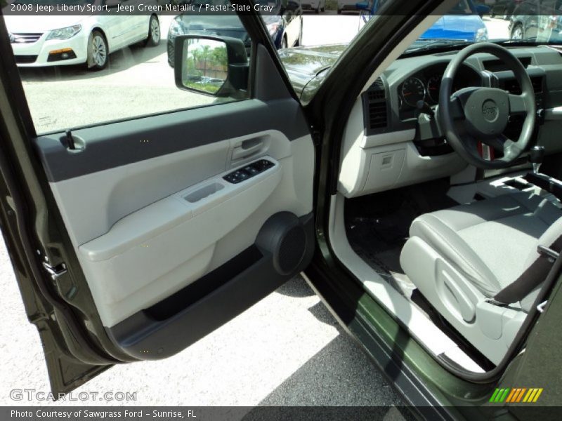 Jeep Green Metallic / Pastel Slate Gray 2008 Jeep Liberty Sport