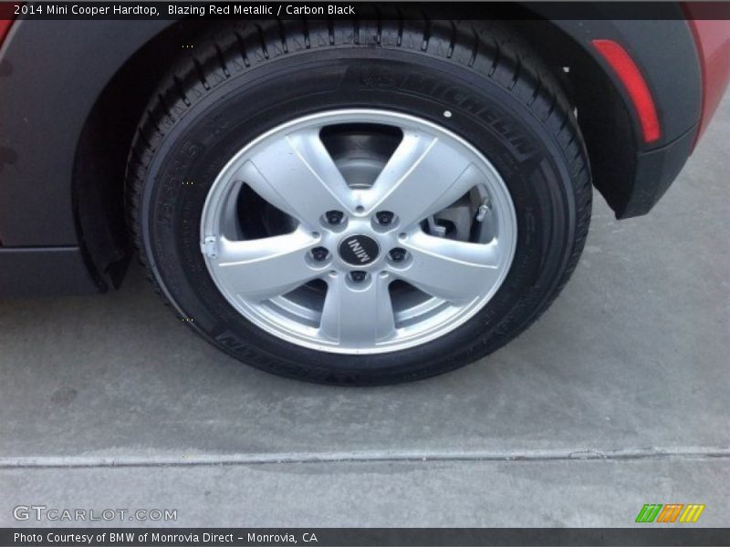 Blazing Red Metallic / Carbon Black 2014 Mini Cooper Hardtop