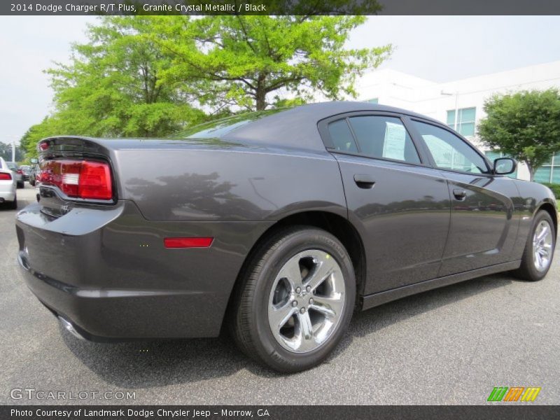 Granite Crystal Metallic / Black 2014 Dodge Charger R/T Plus
