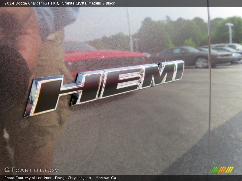 Granite Crystal Metallic / Black 2014 Dodge Charger R/T Plus