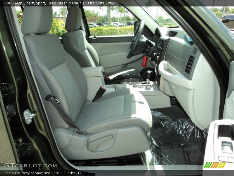 Jeep Green Metallic / Pastel Slate Gray 2008 Jeep Liberty Sport