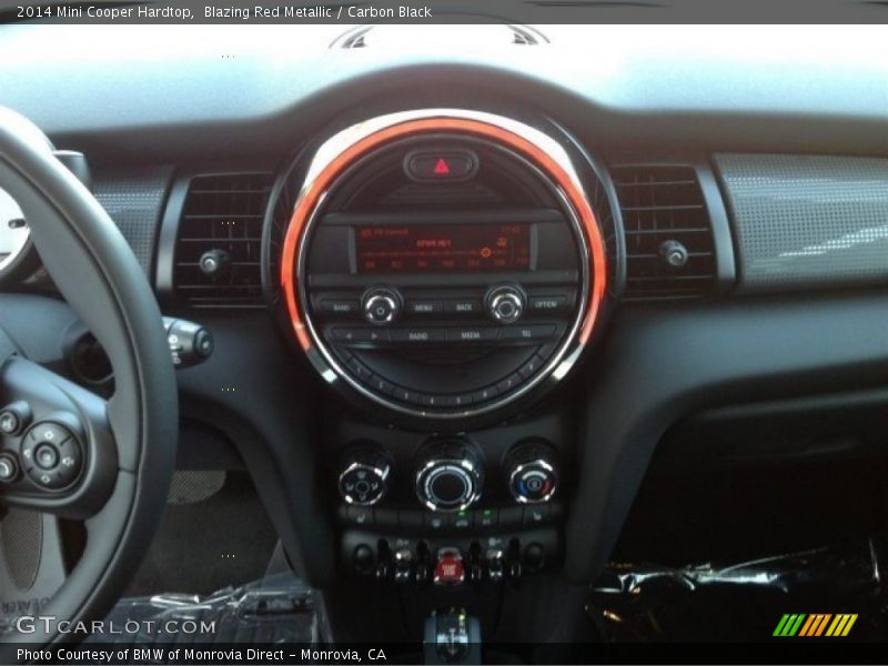 Blazing Red Metallic / Carbon Black 2014 Mini Cooper Hardtop