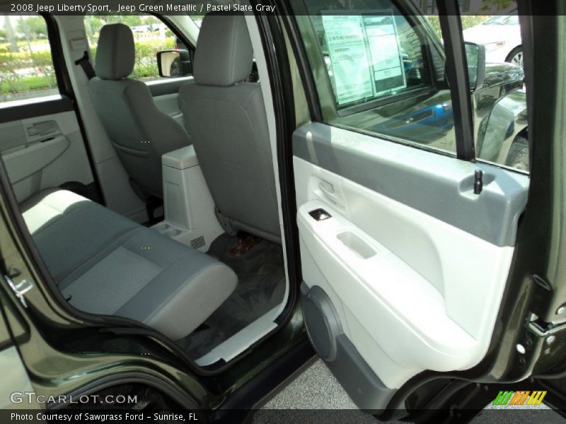 Jeep Green Metallic / Pastel Slate Gray 2008 Jeep Liberty Sport