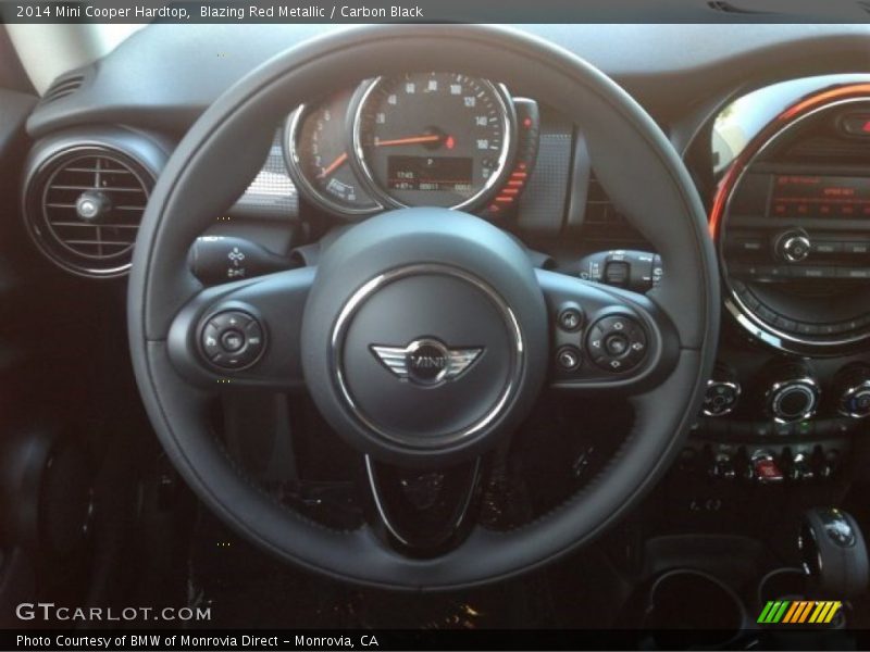 Blazing Red Metallic / Carbon Black 2014 Mini Cooper Hardtop