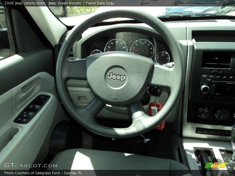 Jeep Green Metallic / Pastel Slate Gray 2008 Jeep Liberty Sport