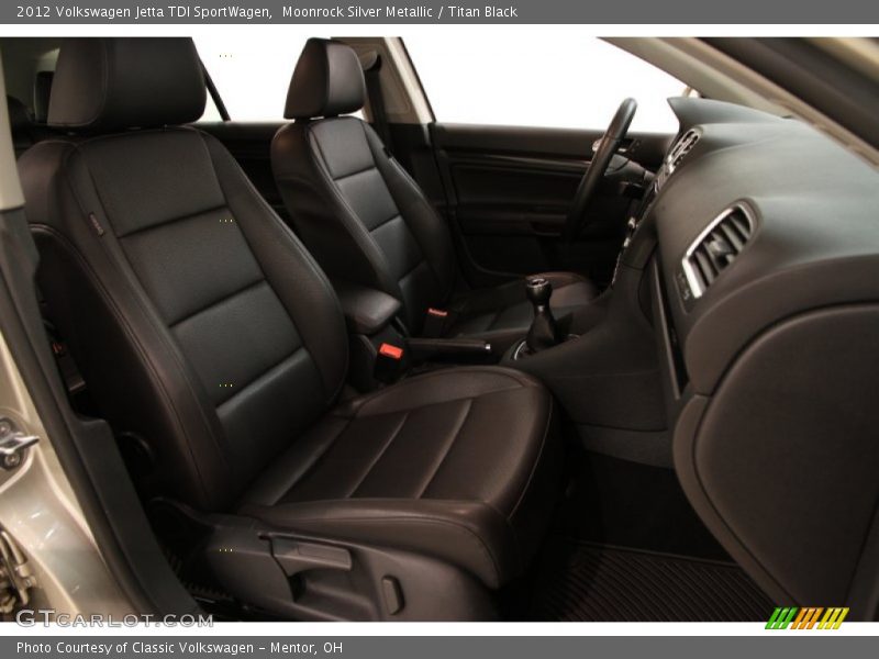 Moonrock Silver Metallic / Titan Black 2012 Volkswagen Jetta TDI SportWagen