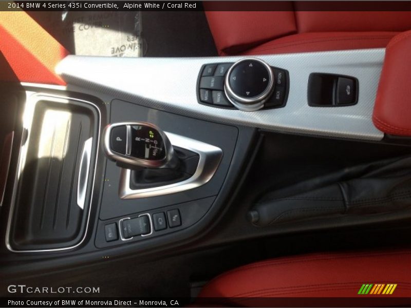 Alpine White / Coral Red 2014 BMW 4 Series 435i Convertible