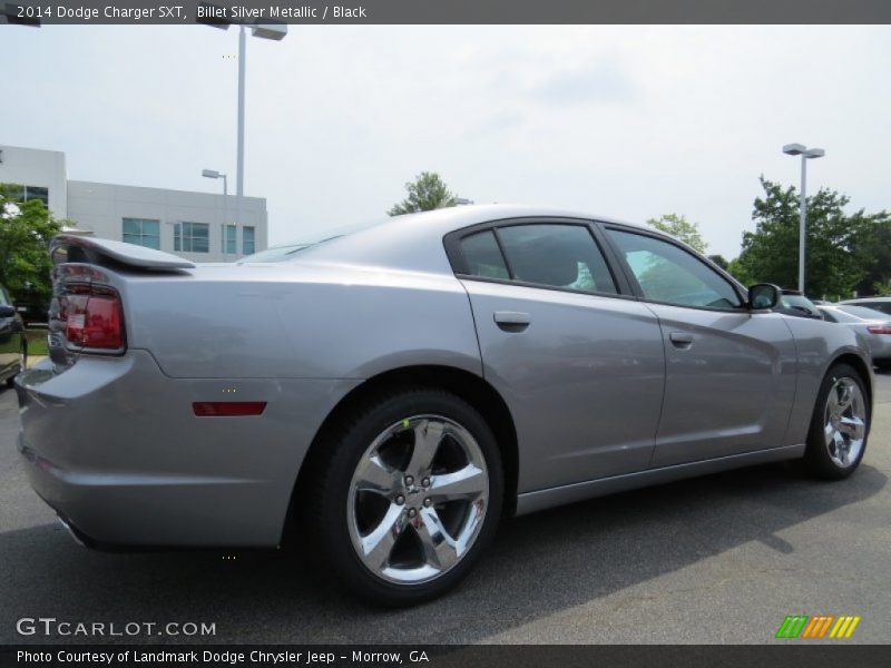 Billet Silver Metallic / Black 2014 Dodge Charger SXT