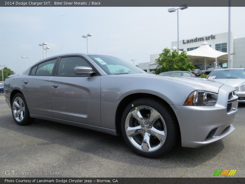 Billet Silver Metallic / Black 2014 Dodge Charger SXT