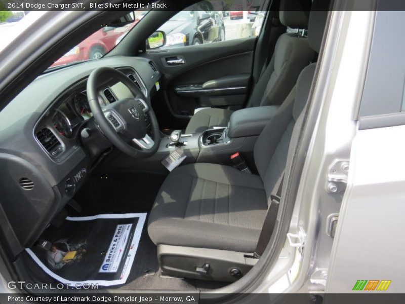 Billet Silver Metallic / Black 2014 Dodge Charger SXT