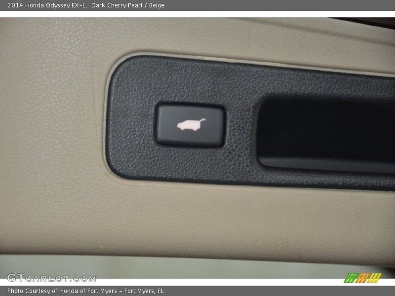 Dark Cherry Pearl / Beige 2014 Honda Odyssey EX-L