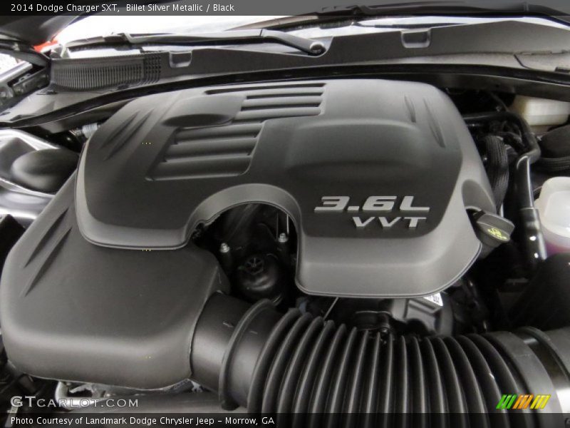 Billet Silver Metallic / Black 2014 Dodge Charger SXT