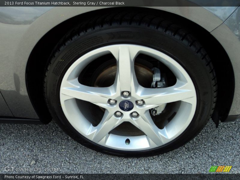 Sterling Gray / Charcoal Black 2013 Ford Focus Titanium Hatchback