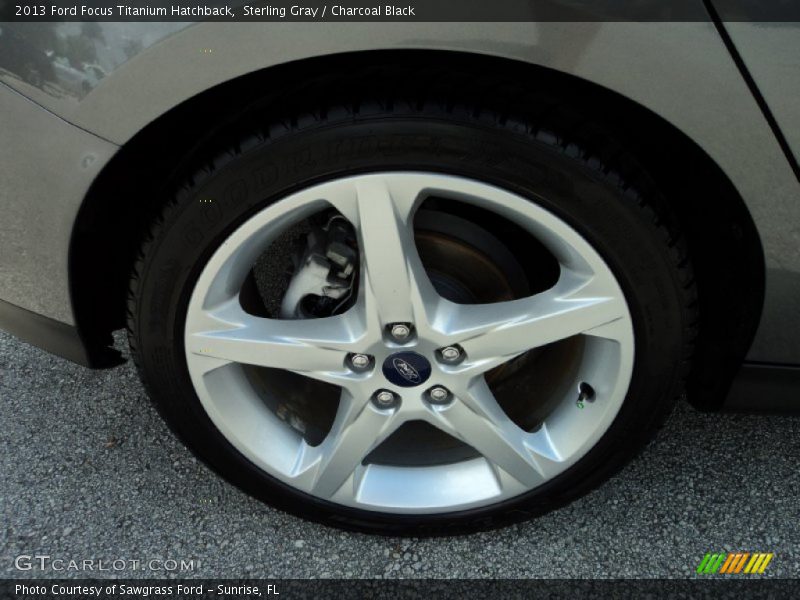 Sterling Gray / Charcoal Black 2013 Ford Focus Titanium Hatchback