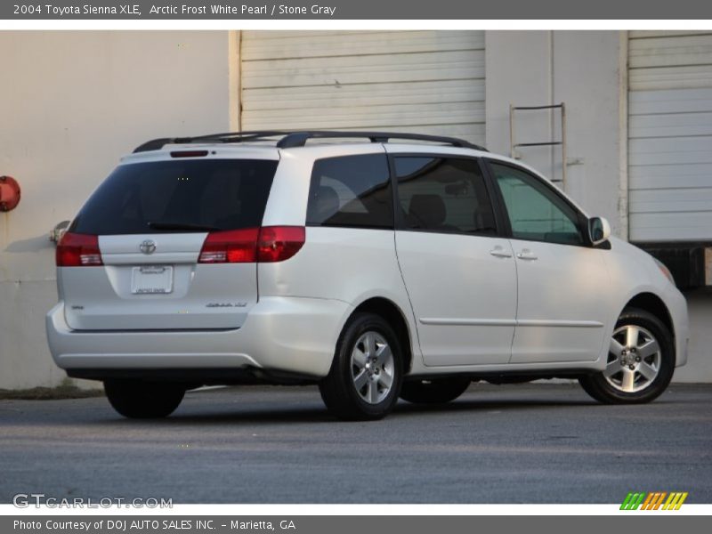 Arctic Frost White Pearl / Stone Gray 2004 Toyota Sienna XLE