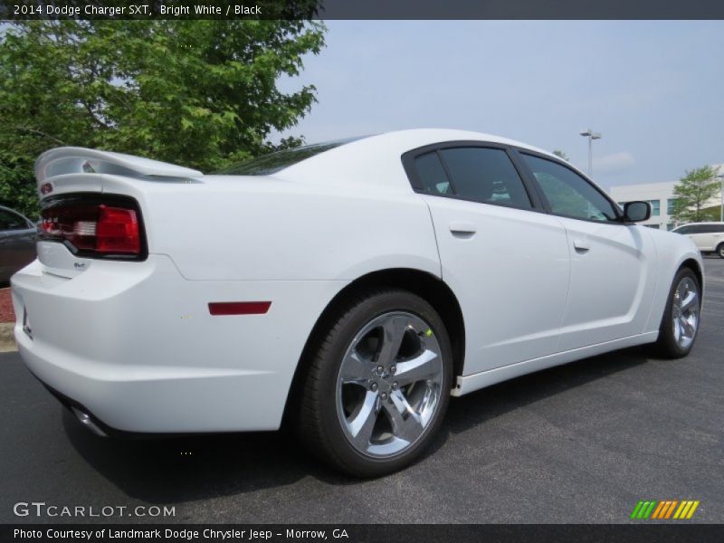Bright White / Black 2014 Dodge Charger SXT