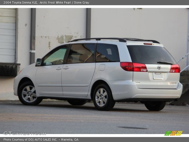 Arctic Frost White Pearl / Stone Gray 2004 Toyota Sienna XLE