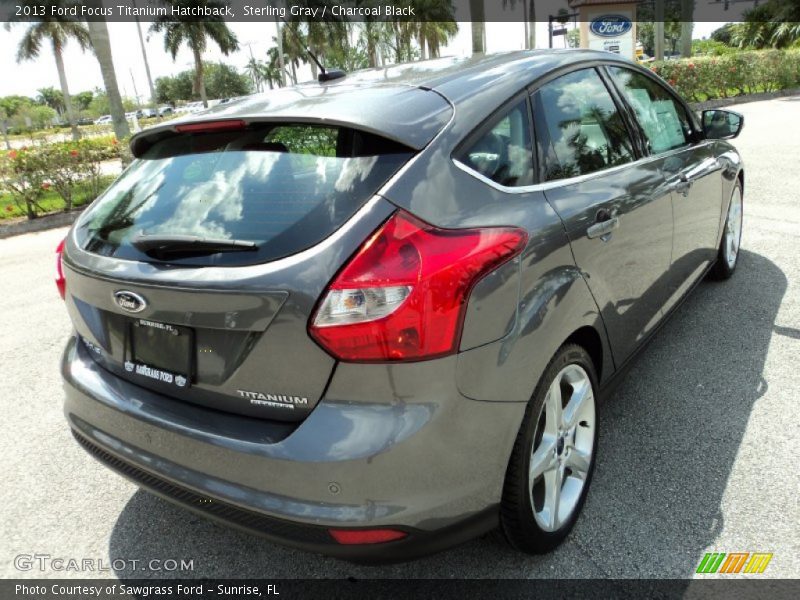 Sterling Gray / Charcoal Black 2013 Ford Focus Titanium Hatchback