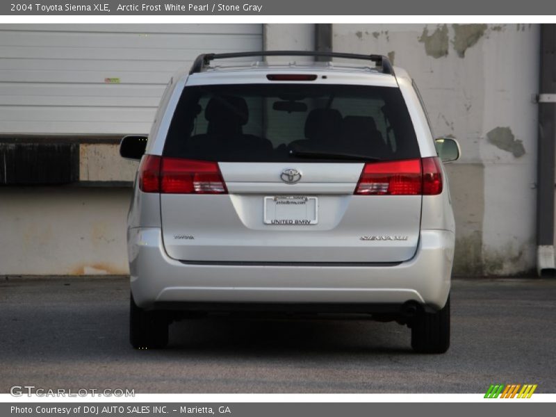 Arctic Frost White Pearl / Stone Gray 2004 Toyota Sienna XLE