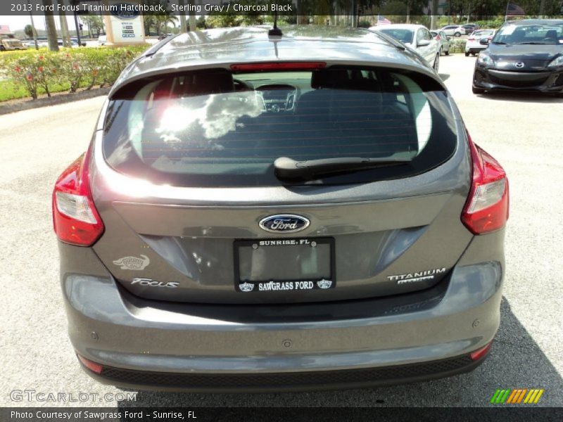 Sterling Gray / Charcoal Black 2013 Ford Focus Titanium Hatchback