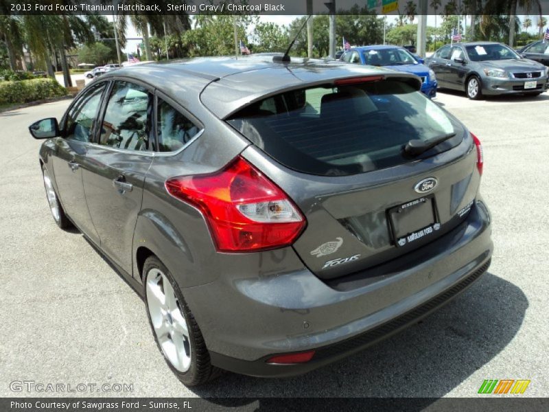 Sterling Gray / Charcoal Black 2013 Ford Focus Titanium Hatchback