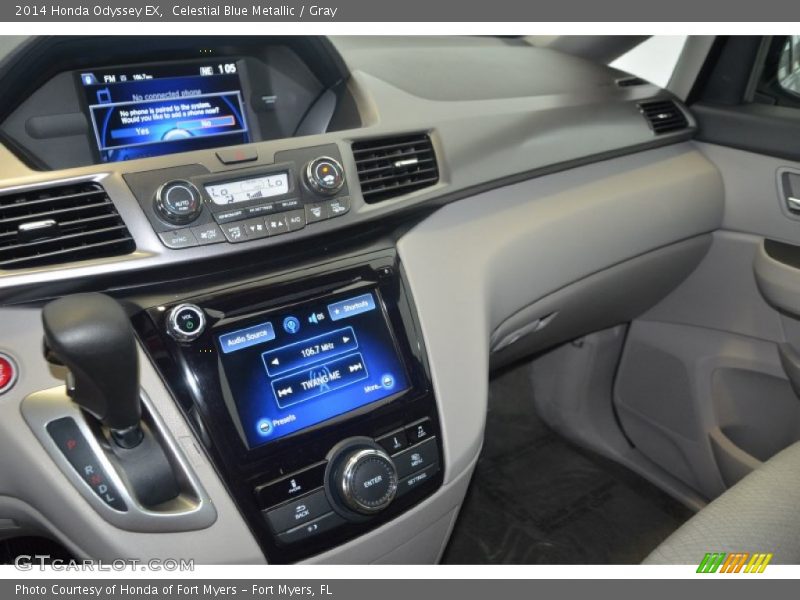 Celestial Blue Metallic / Gray 2014 Honda Odyssey EX