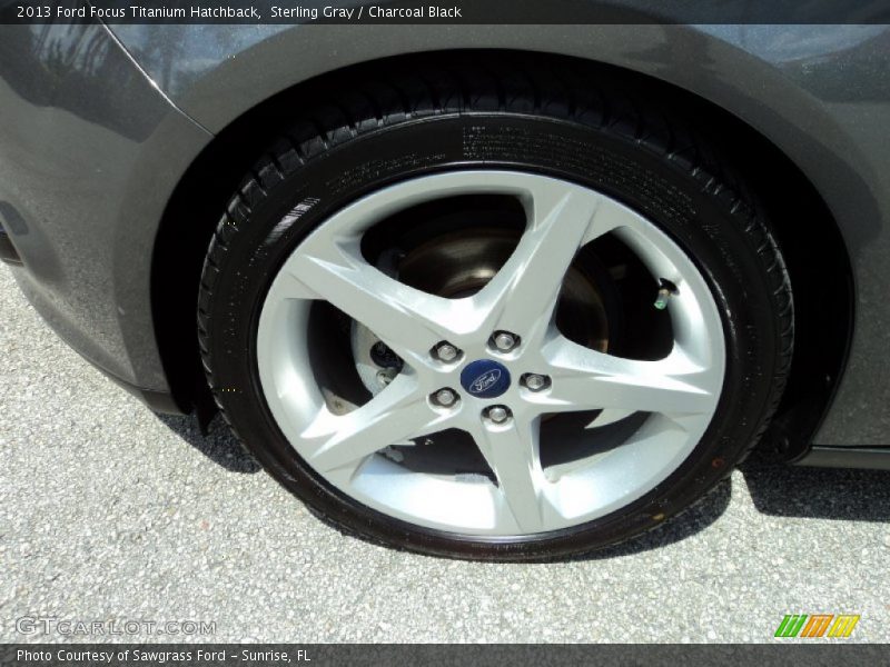 Sterling Gray / Charcoal Black 2013 Ford Focus Titanium Hatchback