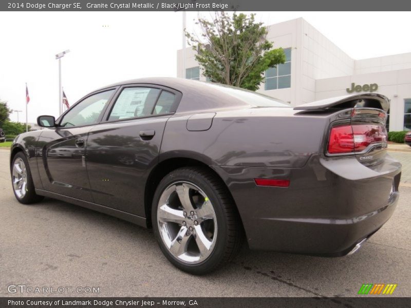 Granite Crystal Metallic / Black/Light Frost Beige 2014 Dodge Charger SE