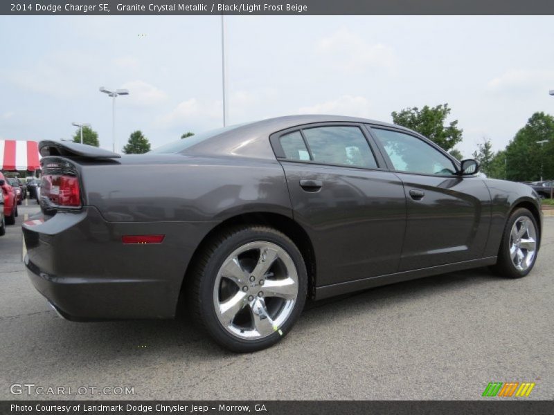 Granite Crystal Metallic / Black/Light Frost Beige 2014 Dodge Charger SE